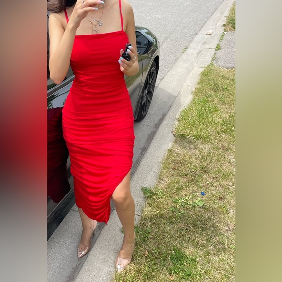 Fashion Nova red maxi dress size XS - Picture 2 of 2